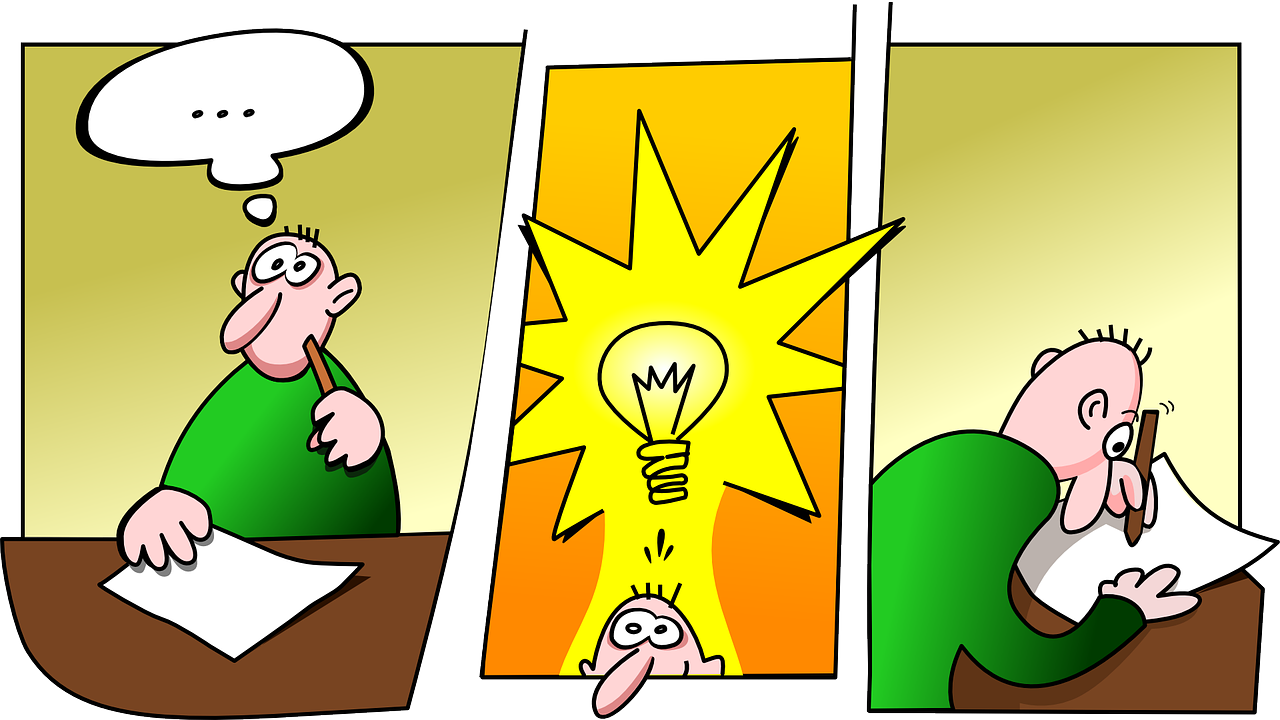 Idee, Erfindung, Erfinder, Denken - Writing A Speech Cartoon (1280x720)