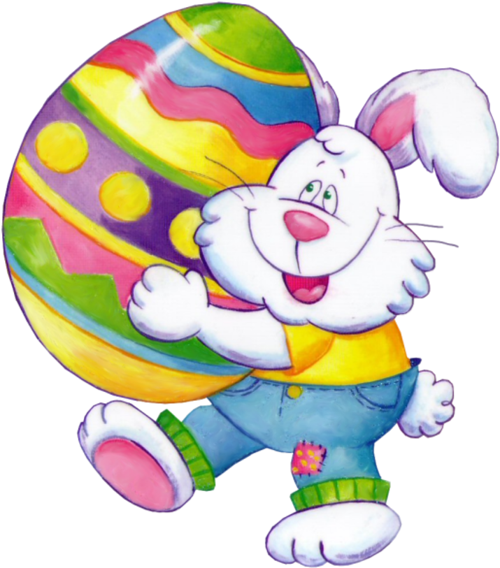 Paques Clipart - Lapin De Pâques Clipart (800x909)