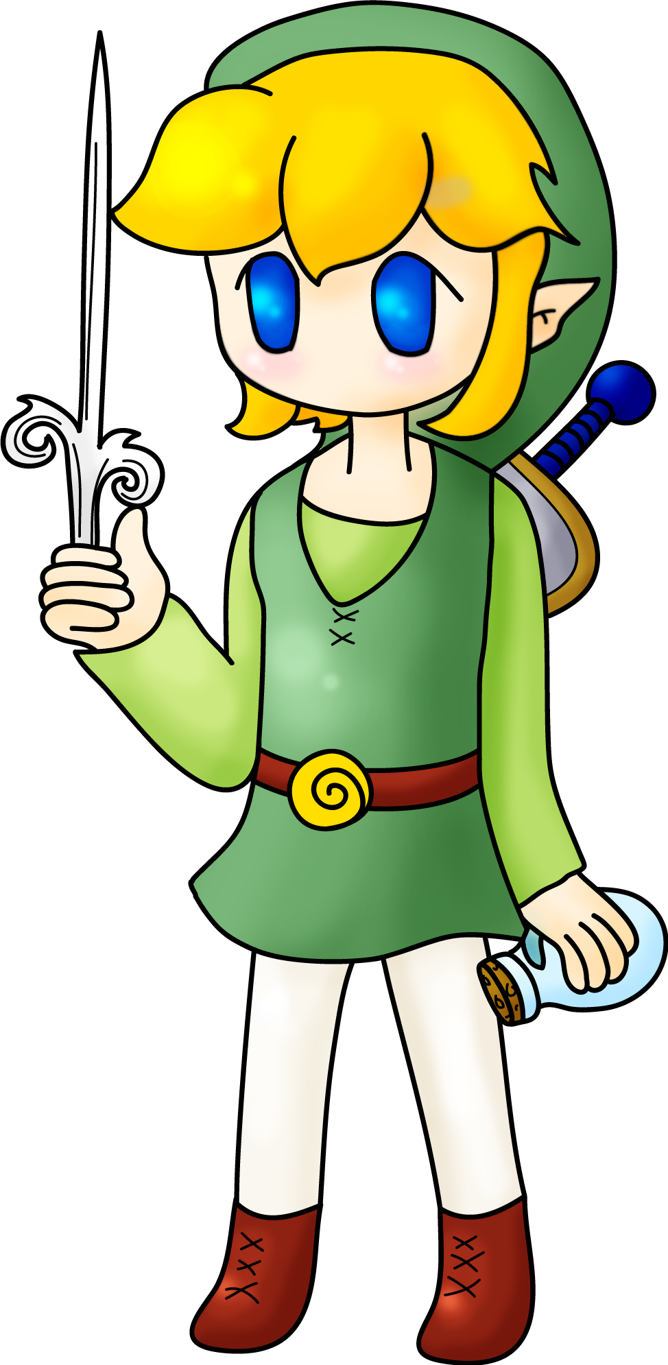 Wind Waker Link - Link (974x1990)
