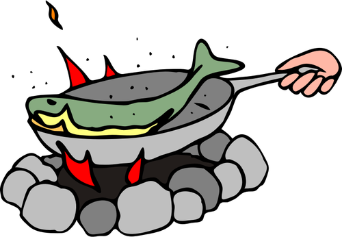 Fish Fry Clipart - Have Bigger Fish To Fry (500x346)