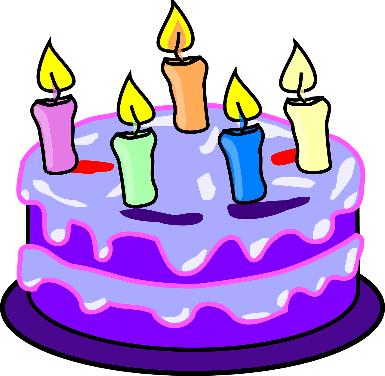 Birthday Cake Hi Clipart - Birthday Cake Clip Art (1280x1249)
