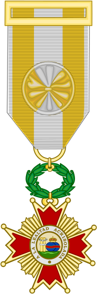 Officer's Cross Of The Order Of Isabella The Catholic - Philippine National Artist Insignia (221x600)