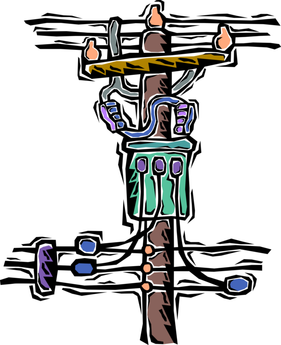 Transformer Royalty Free Vector Clip Art Illustration - Trafo Clipart (570x700)