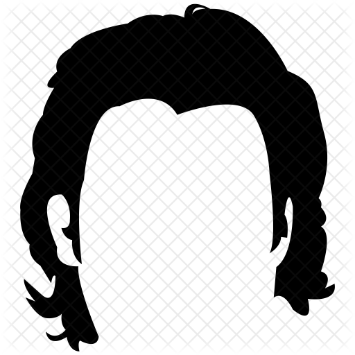 Clip Library Textured Hair Icon - Icon Design (512x512)
