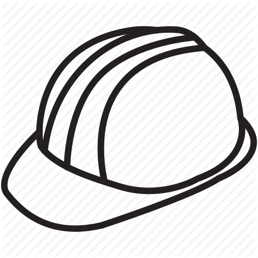 White Safety Helmet Icon (512x512)