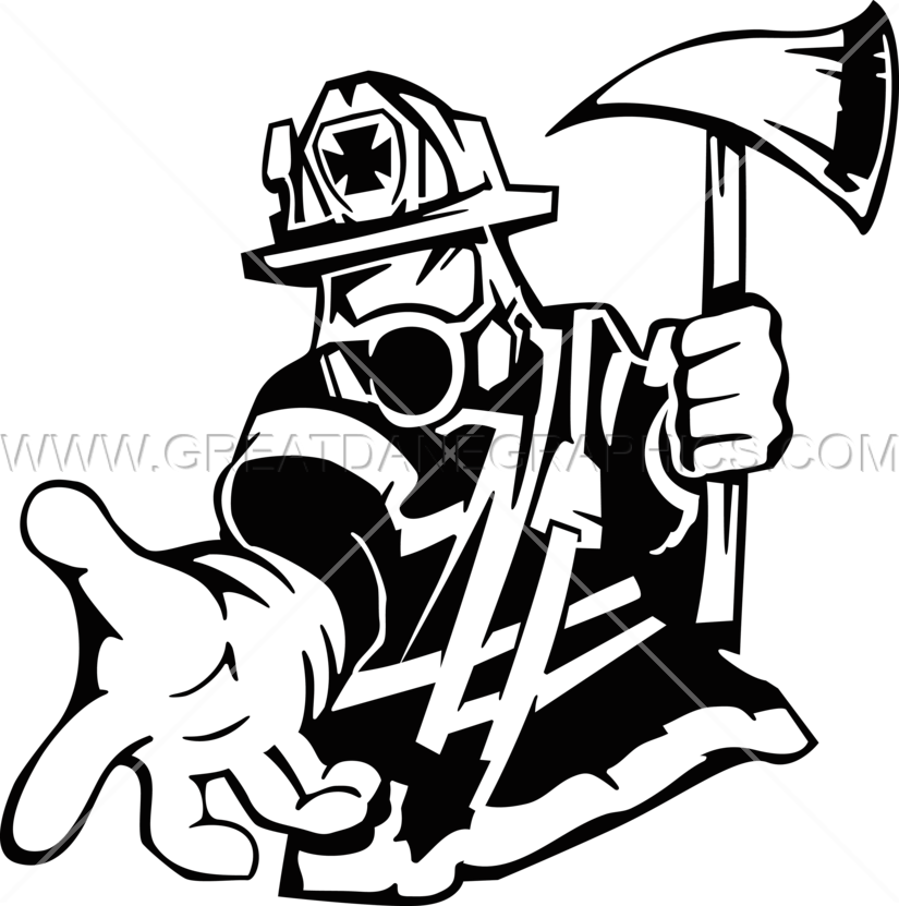 Free Download Drawing Firefighter Bunker Gear Art Clipart - Firefighter Man Silhouette (825x831)