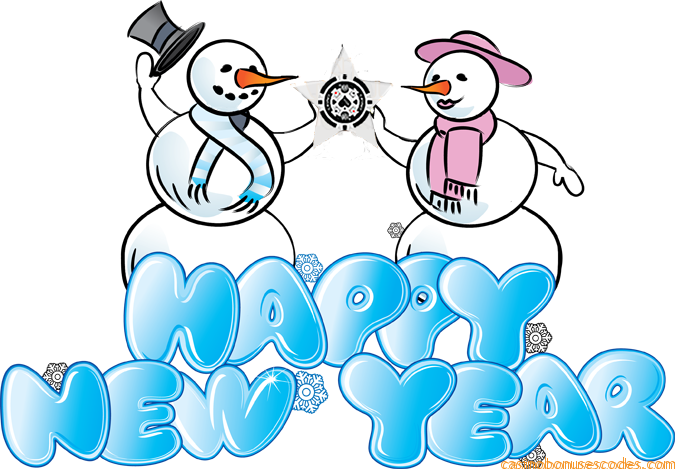 No Deposit Bonus Blog Clipart Transparent Stock - Happy 2019 New Year Clip Art (675x469)