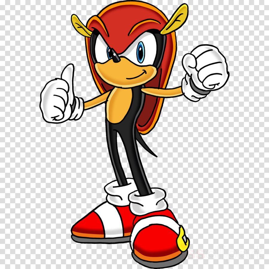 Mighty The Armadillo Official Art Clipart Sonic The - Mighty The Armadillo Drawing (900x900)