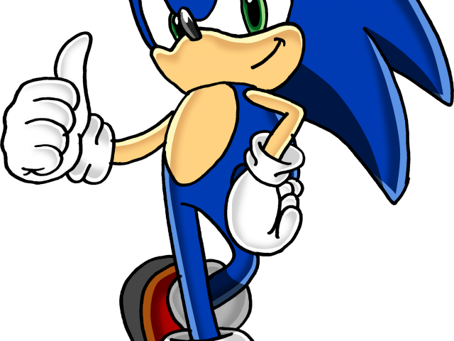 Hedgehog Clipart Standing - Sonic Racing (640x480)