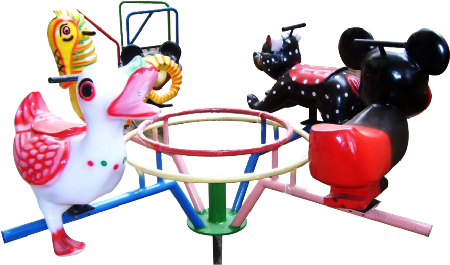 Merry Go Round - Transparent Riding Merry Go Round (1000x590)