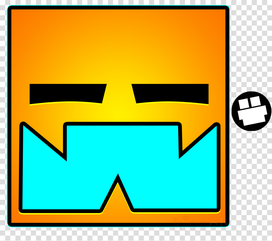 Skin De Geometry Dash Clipart Cube Geometry Line - Skin De Geometry Dash (900x800)