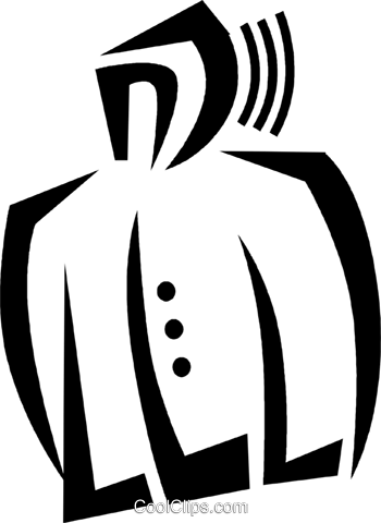 Coats And Jackets Royalty Free Vector Clip Art Illustration - Coats And Jackets Royalty Free Vector Clip Art Illustration (350x480)