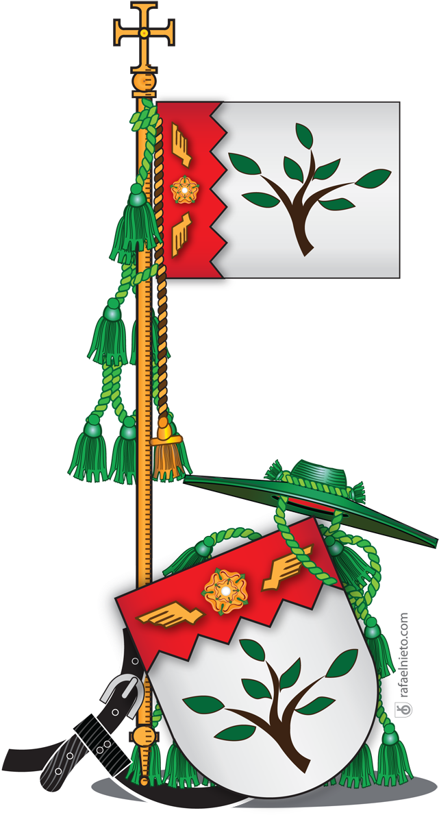 Coats Of Arms Bishop Gallegos - Ecclesiastical Heraldry (652x1200)