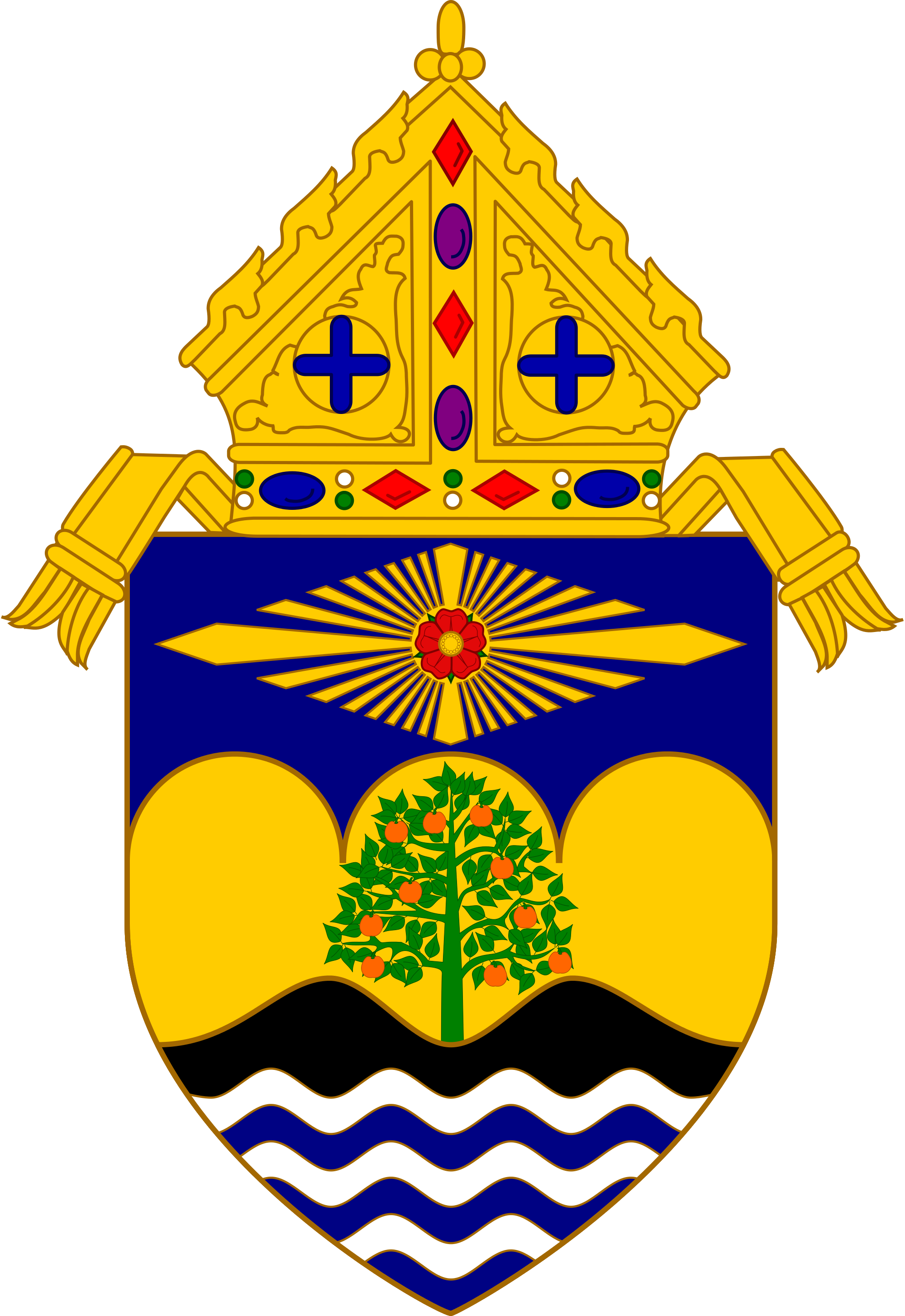 Diocese Coat Of Arms (2000x2909)