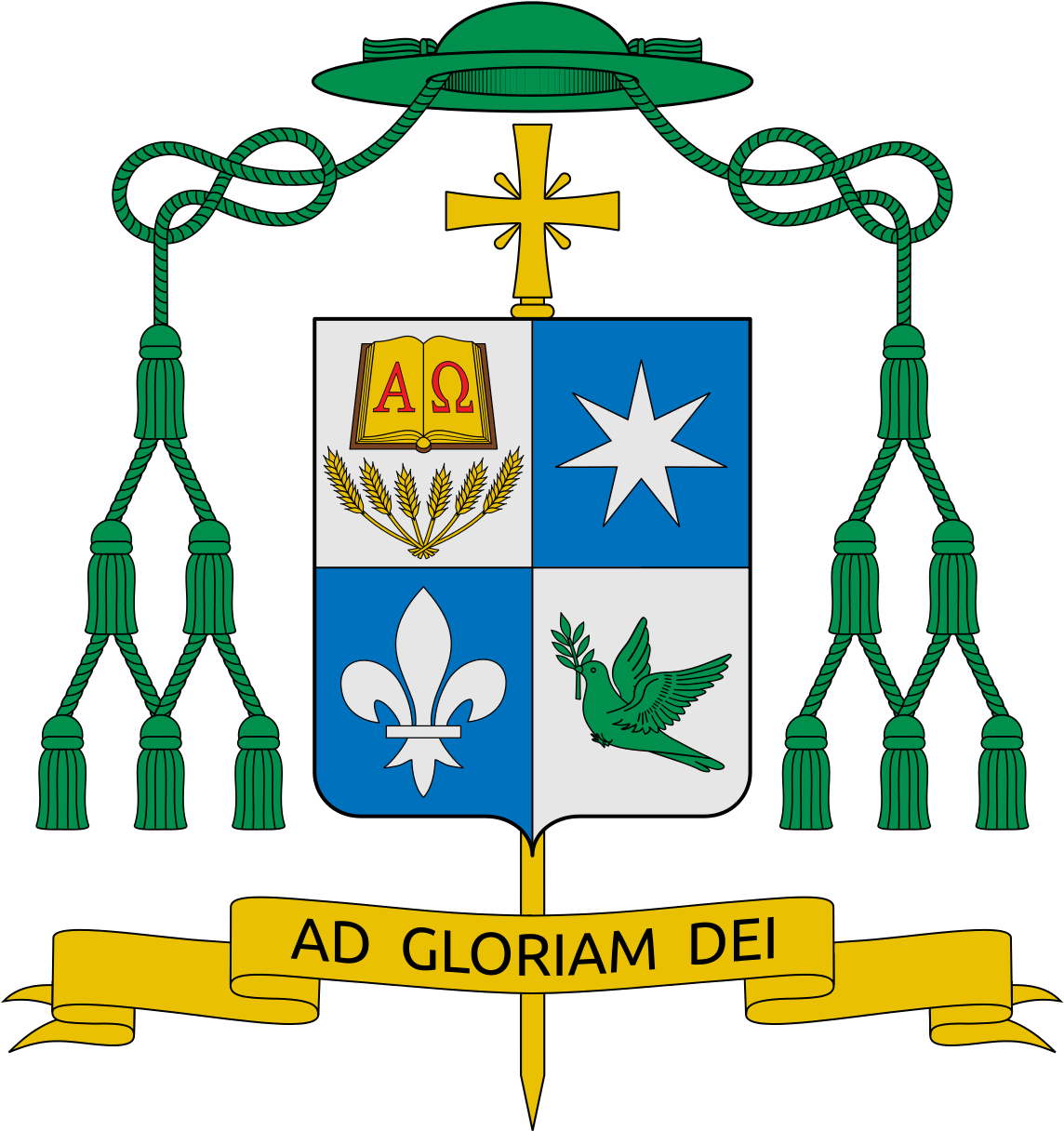 Joseph Chusak Sirisut - Bishop Lopes Coat Of Arms (1150x1226)