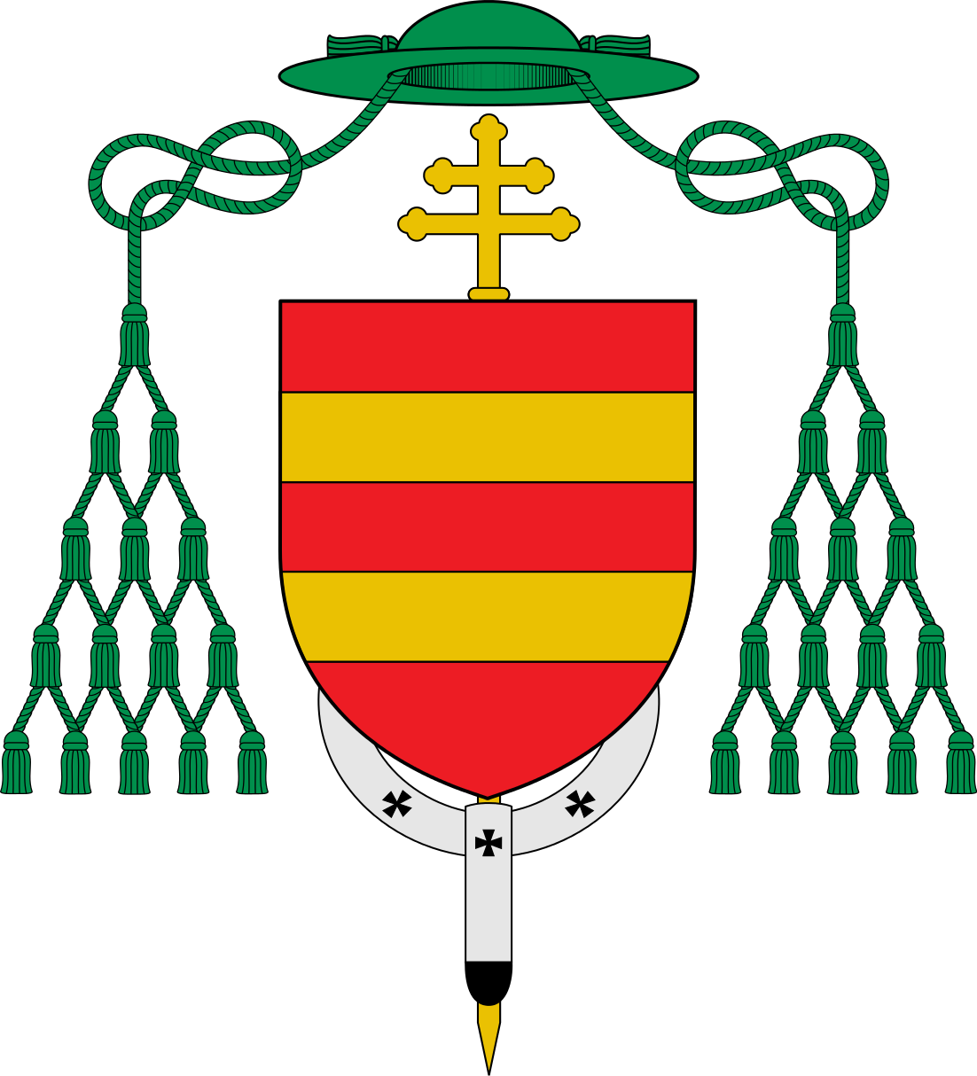 Coats Of Arms Of Primat Of D'harcourt Family - Coat Of Arms Cardinal Tobin (1102x1214)