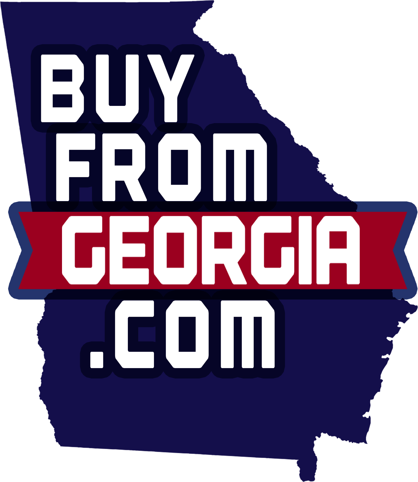 Buy From Georgia - Georgia State Black And White (1619x1728)