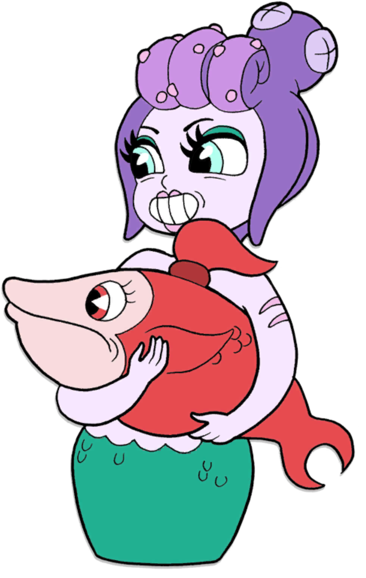 Cala Maria Is One Of The Bosses On Inkwell Isle Three - Cala Maria And Her Fish (807x1188)