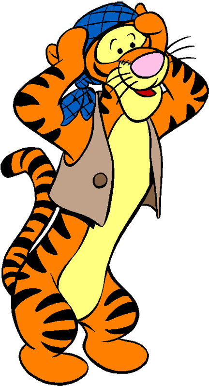 Pirate Clipart Scarf - Tigger Pirate (432x797)