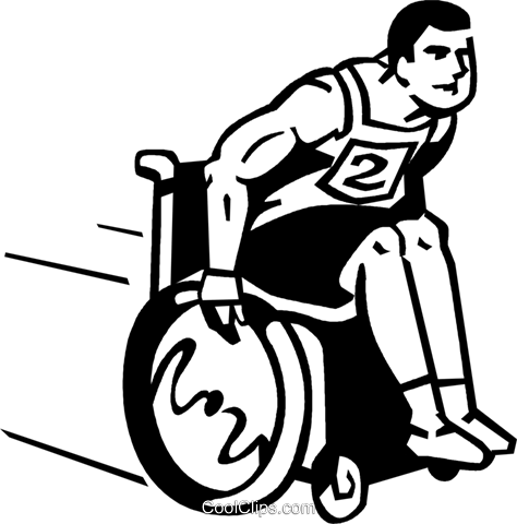 People With Disabilities Royalty Free Vector Clip Art - Disability (474x480)