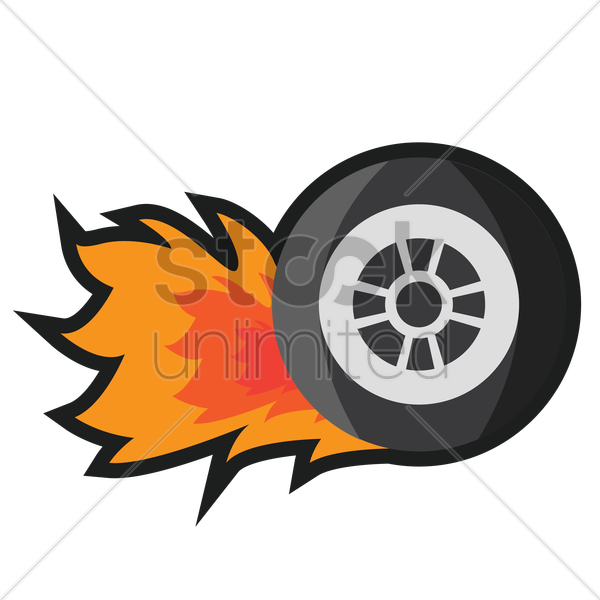 Download Wheel On Fire Transparent Clipart Clip Art - Download Wheel On Fire Transparent Clipart Clip Art (600x600)
