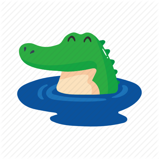 Clip Art Stock Object Free Alligator Clip Art Carson - Crocodile (512x512)