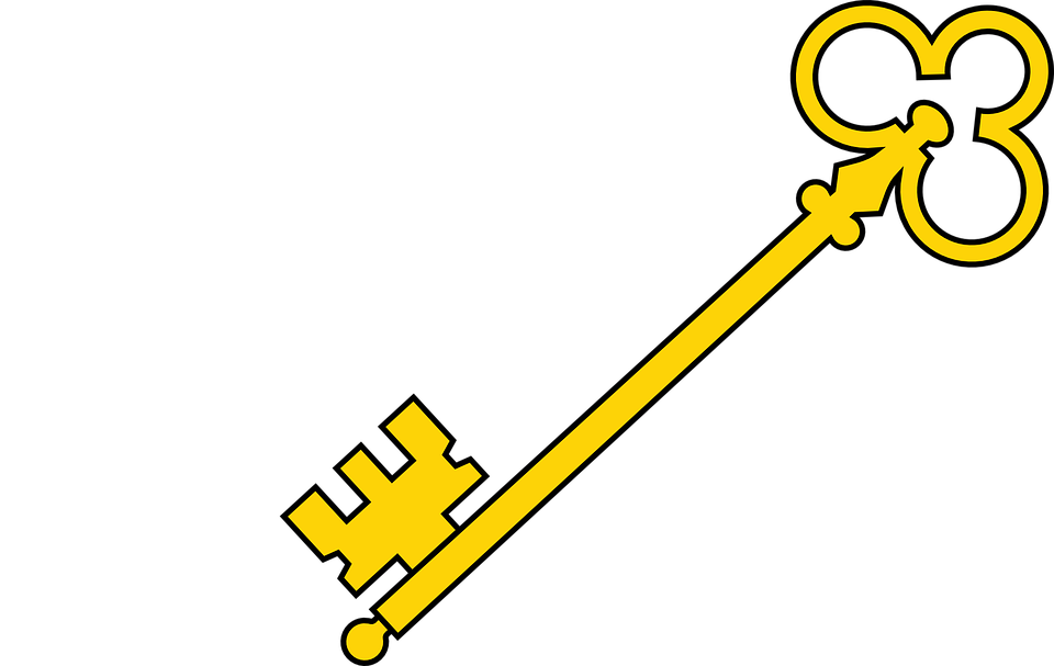 Collection Of Free Chast Clipart Treasure Key - Clip Art Old Keys (960x607)