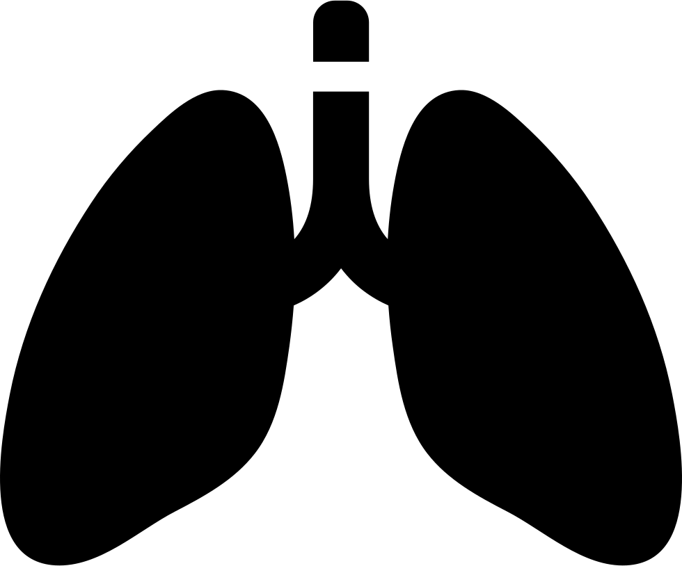 Lungs Png File - Lungs Silhouette (980x814)
