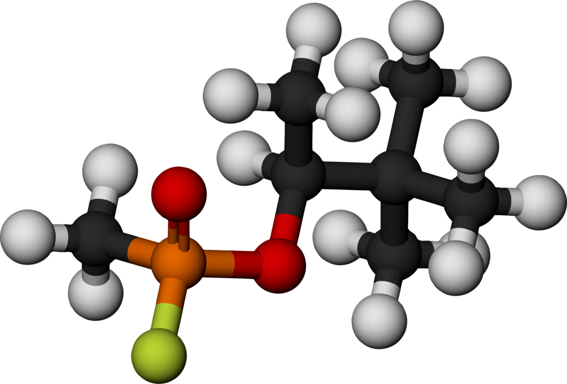 Soman Nerve Agent Sarin Gas Molecule - Chemical Structure Of Soman (1106x750)