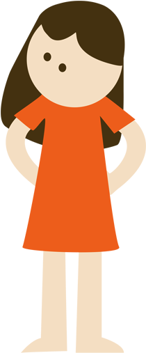 Graphical Woman - Illustration (254x604)