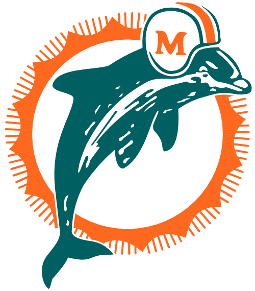 A Detailed Look At All Nfl Team Logos - Miami Dolphins Logo 2013 (500x570)