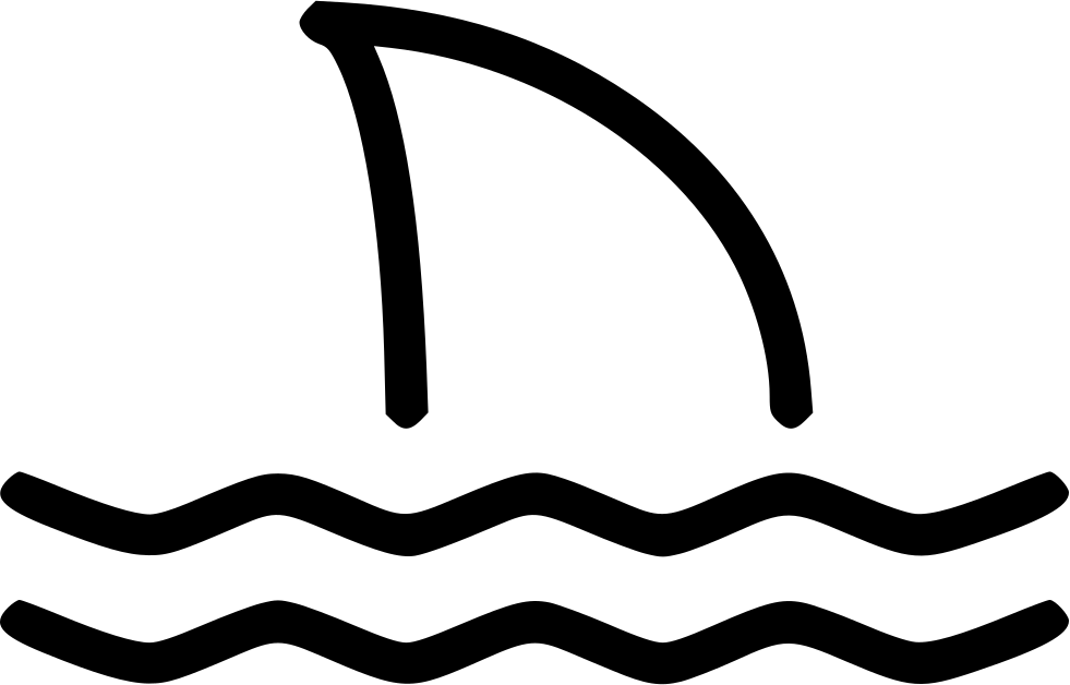 Shark Ocean Water Danger Swimming Comments - Portable Network Graphics (981x628)
