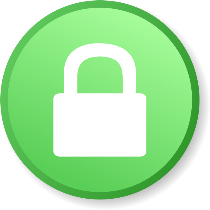 Padlock Icon Green (768x768)