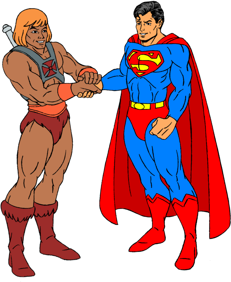And Superman By Fagian On Deviantart Heman - He Man Naked (819x976)