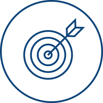 Professionalism Icon - Target Icon Png Red (416x416)