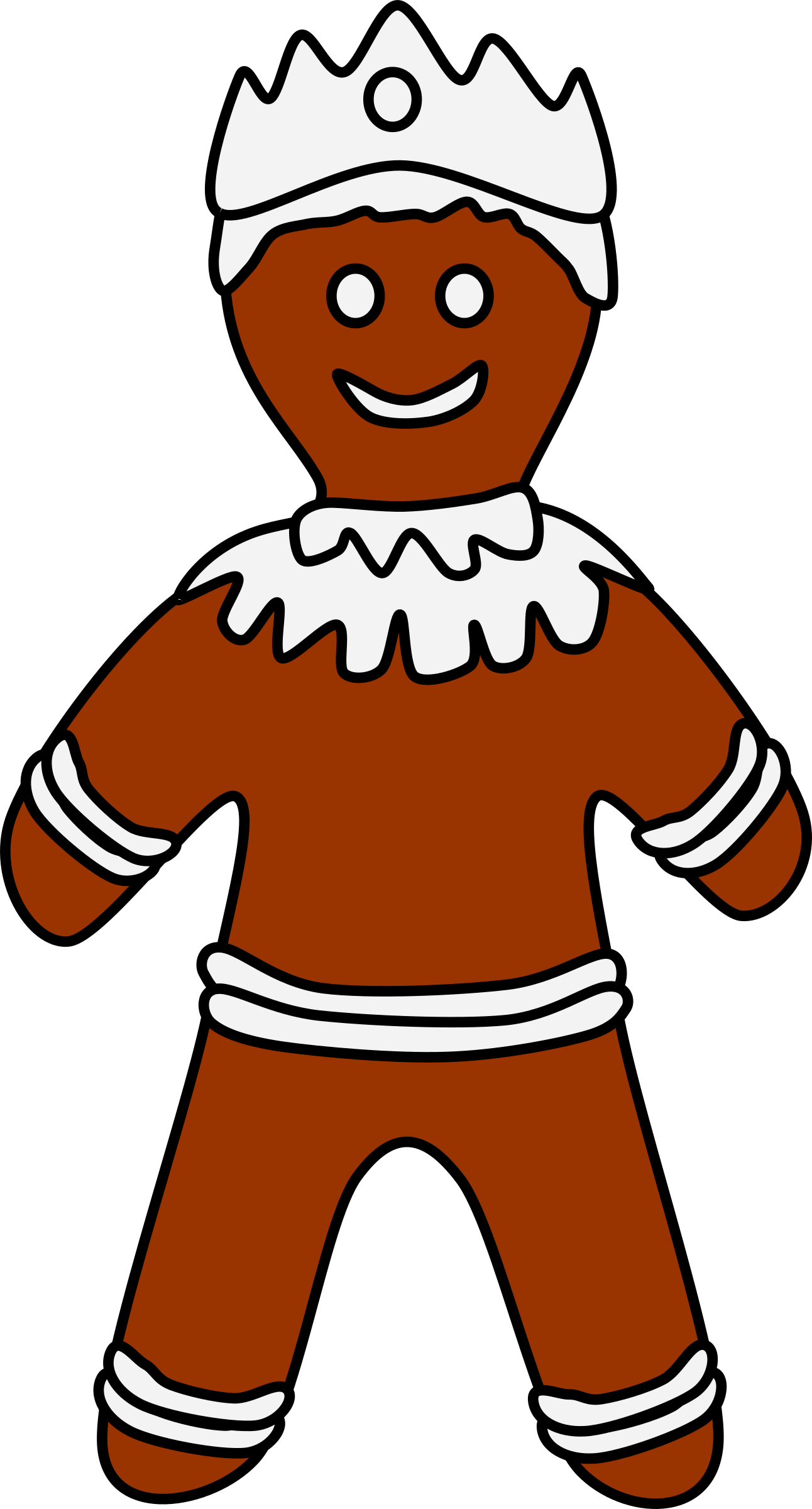 All Photo Png Clipart - Gingerbread Man (1292x2400)