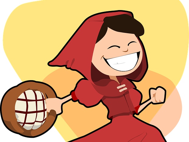 Perfect Or Imperfect-le Petit Chaperon Rouge - Clipart Little Red Riding Hood (622x466)
