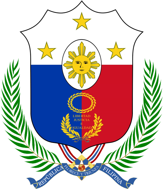 Sarah Wrote Down The Philippines - Coat Of Arms Of Philippines (609x640)