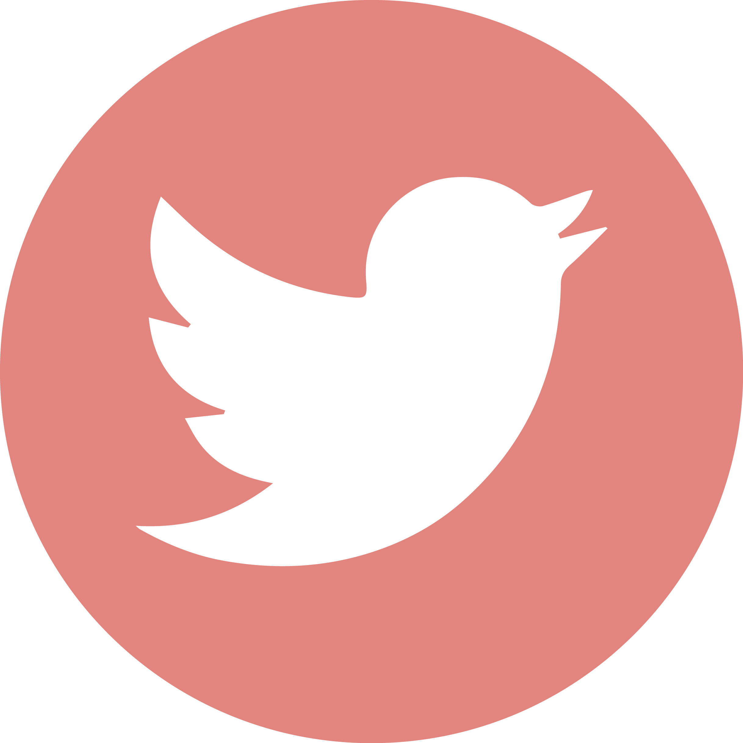 Twitter - Circular Twitter Logo Png (2435x2435)