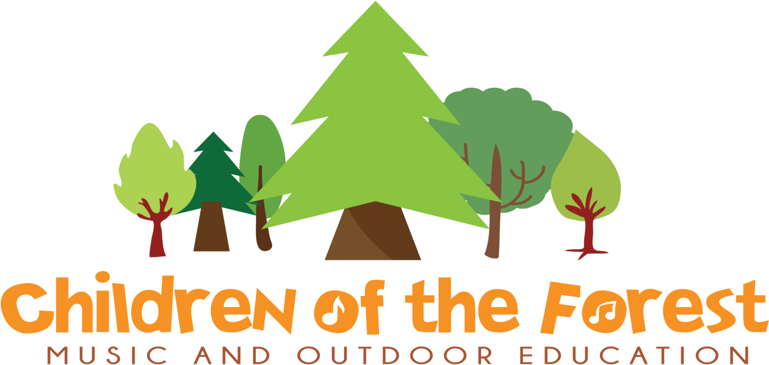 Clipart Forest Outdoor Education - Art Children In Forest (1500x717)