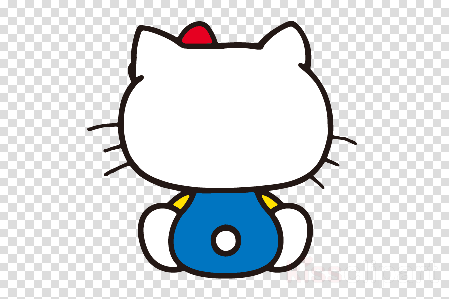 Coloring Page Hello Kitty Clipart Hello Kitty Coloring - Stickers Hello Kitty Png (900x600)