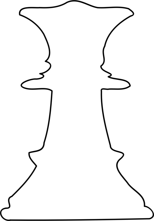 Chess Piece Queen Dark Chess Drawing - Queen Chess Piece Drawn (523x750)