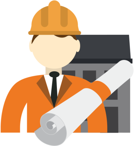 Mechanical Clipart Transparent - Civil Engineer Icon Png (500x494)