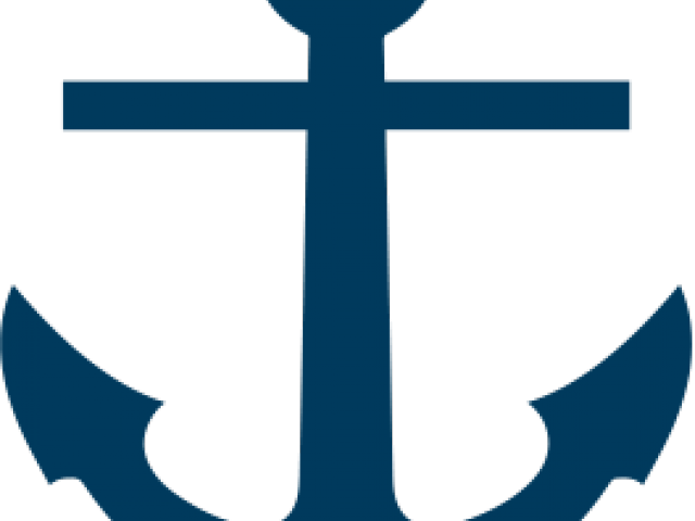 Mechanical Clipart Marine Engineering - Blue Anchor Icon (640x480)