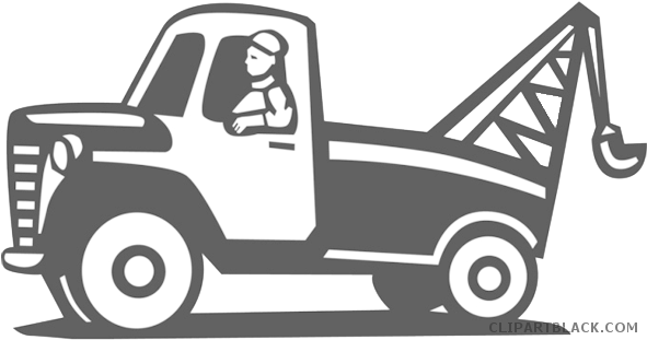 Jpg Free Download Black And White Clipartblack Com - Towing Services Clip Art (590x320)