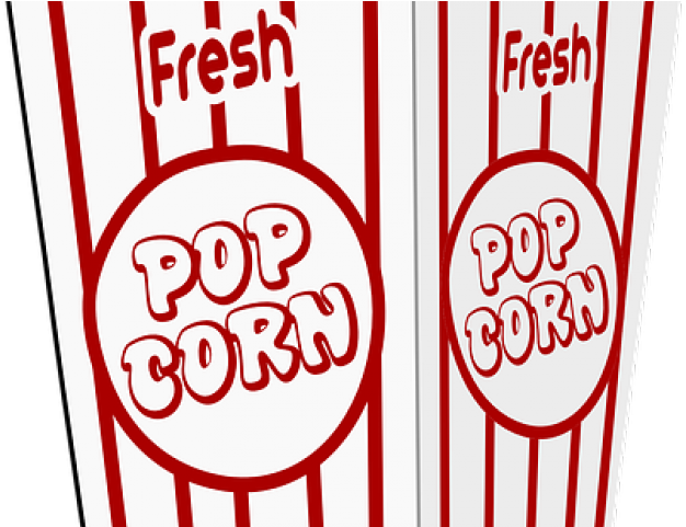 Snack Clipart Refreshments - Colouring Pictures Of Popcorn (640x480)