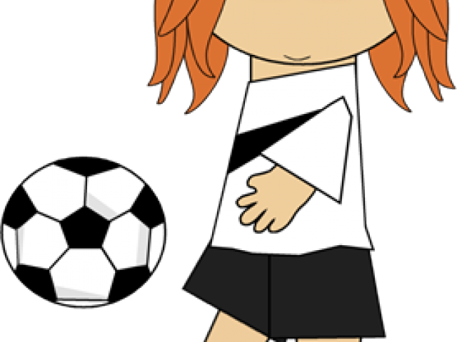 Snack Clipart Soccer - Girls Playing Soccer Cartoon Cool (640x480)