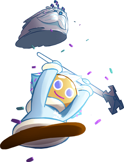 Snow Sugar Cookie - Cookie Wars Cookie Run (415x543)