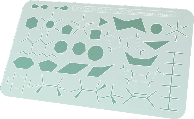 Drawing Rulers Stencil - Organic Chemistry Drawing Stencil (773x430)