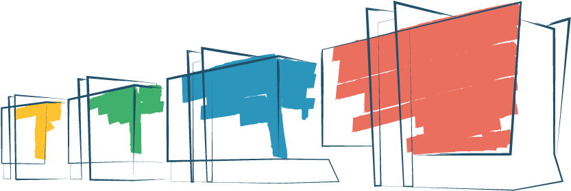 Quarter Buildings Illustration - Building (874x293)